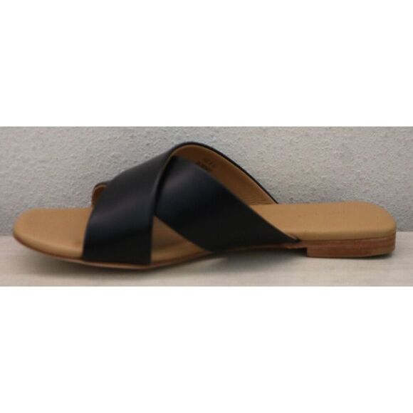 Nisolo 810121910870 Women's Sz 8.5 Black Leather Catalina Slide Sandals - Picture 5 of 14